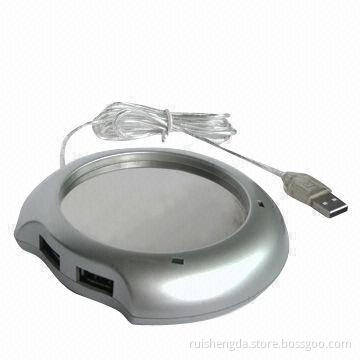 USB Cup Warmer with 4-port Hub